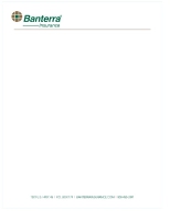 Banterra Insurance & Investments Letterhead: Click to Enlarge