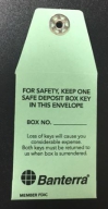 Green Safe Deposit Envelope: Click to Enlarge